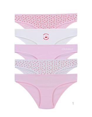 Набор хлопковых трусиков — слип (5 шт) (S/M, L/XL)