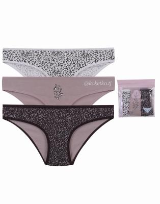 Набор хлопковых трусиков — слип (3 шт) (S/M, L/XL)