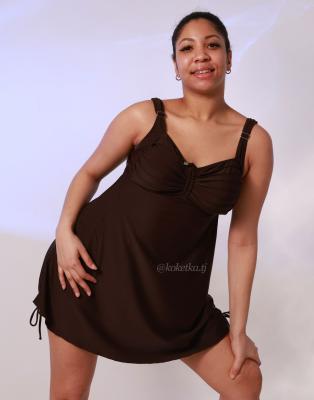 Купальник платье (низ шорты)