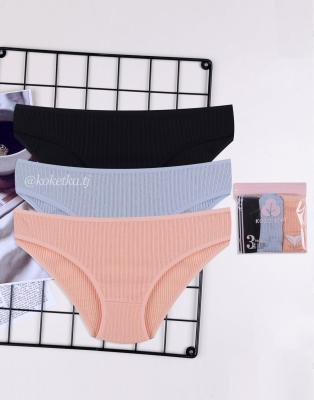 Набор хлопковых трусиков — слип (3 шт) (S/M, L/XL)