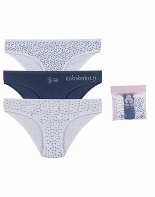 Набор хлопковых трусиков — слип (3 шт) (S/M, L/XL)