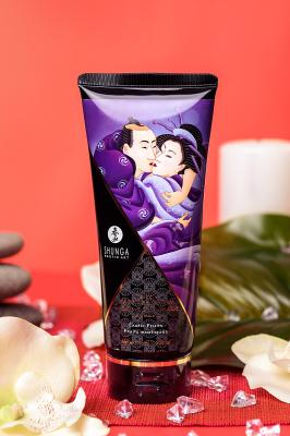 Съедобный массажный крем Shunga Exotic Fruits, экзотические фрукты, 200 мл