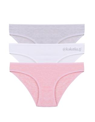 Набор хлопковых трусиков — слип (3 шт) (S/M, L/XL)