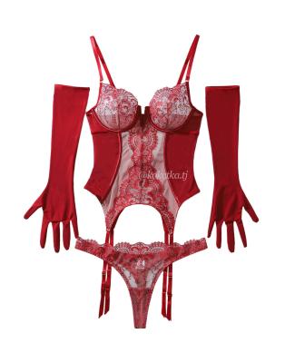 Корсет с трусиками стринг