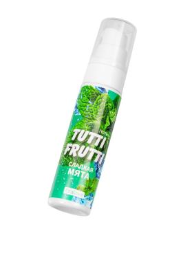 Съедобная гель-смазка TUTTI-FRUTTI для орального со вкусом сладкой мяты 30г