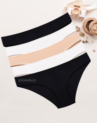 Набор хлопковых трусиков — слип (5 шт) (S/M, L/XL)