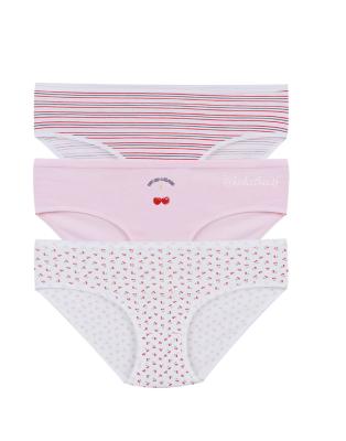 Набор хлопковых трусиков — слип (3 шт) (XL, 2XL, 3XL)