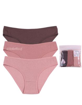 Набор хлопковых трусиков — слип (3 шт) (S/M, L/XL)