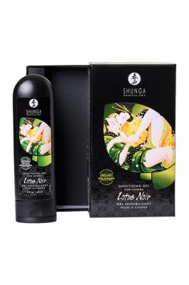 Возбуждающий гель для влюбленных Shunga Lotus Noir, уникальная формула с L-аргинином, 60 мл