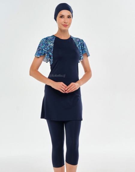 Модный купальник с лосинами   