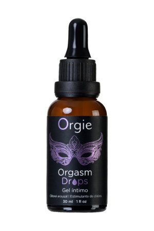 Возбуждающий гель для клитора Orgie Orgasm Drops, с разогревающим эффектом, 30 мл