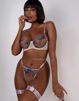 Сексуальный комплект белья с юбкой