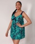 Модный купальник с короткими шортами (4XL, 4XL/5XL, 5XL, 5XL/6XL, 6XL)
