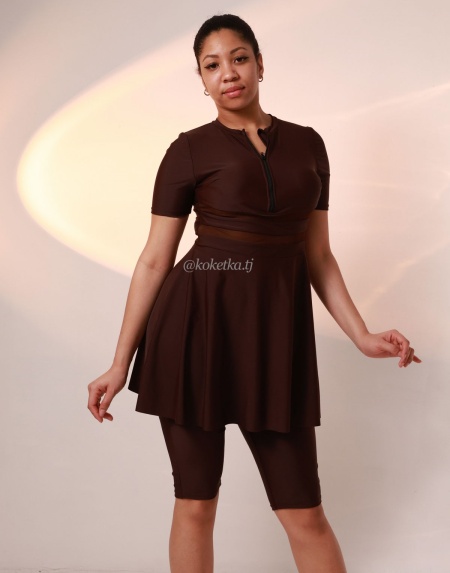 Купальник платье с шортами