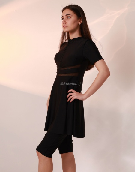 Купальник платье с шортами