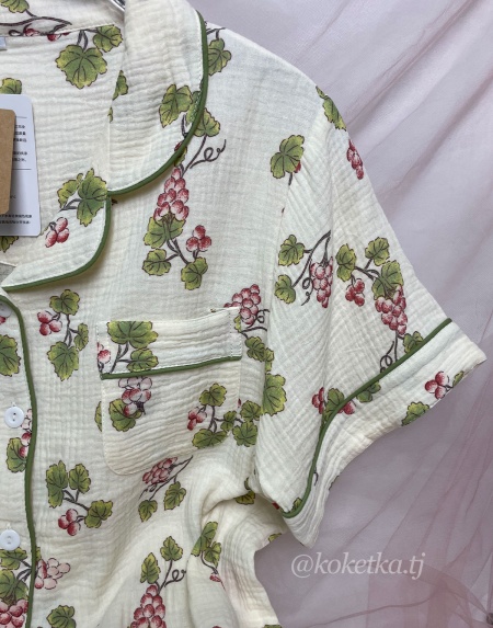 Муслиновая рубашка со штанами