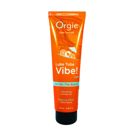 Лубрикант с эффектом вибрации Orgie Lube Tube Vibe Medium Pina Colada, 100 мл
