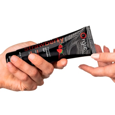Съедобный интимный гель Orgie Lube Tube Strawberry, на водной основе, 100 мл
