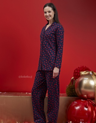 Домашний комплект с рубашкой и штанами