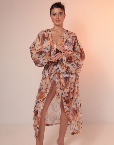 Прозрачная пляжная накидка