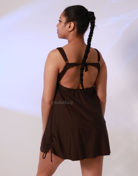 Купальник платье (низ шорты)