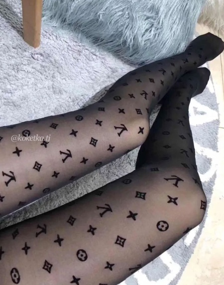 Шикарные колготки с логотипом Louis Vuitton