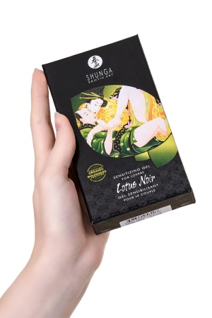 Возбуждающий гель для влюбленных Shunga Lotus Noir, уникальная формула с L-аргинином, 60 мл