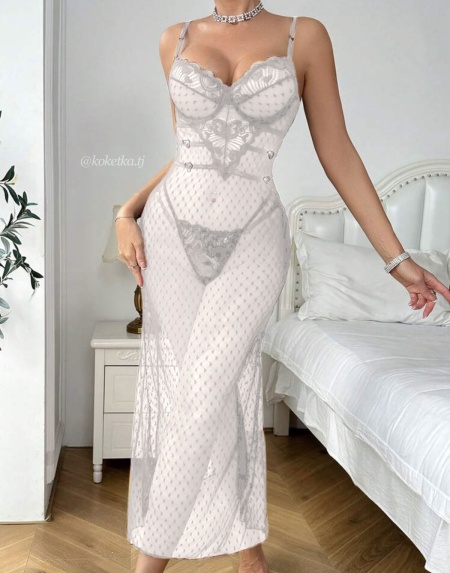 Сорочка с трусиками стринг