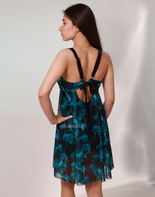 Купальник платье (низ шорты)