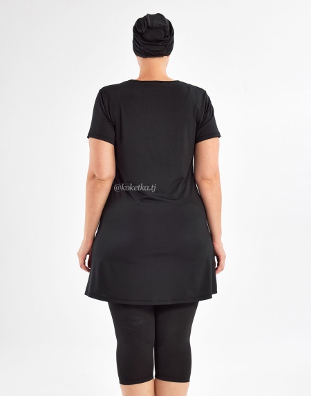 Модный купальник с короткими лосинами