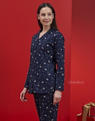 Домашний комплект с рубашкой и штанами