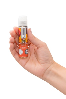 Съедобный лубрикант со вкусом персика JO H2O Peachy lips, 30 мл
