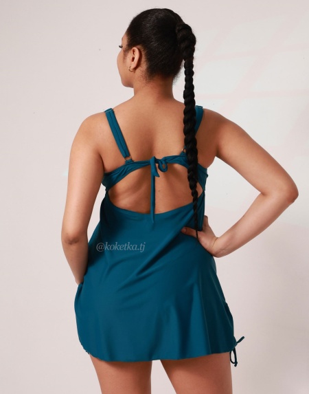 Купальник платье (низ шорты)