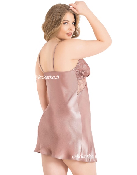 Атласная сорочка (XXL, 3XL, 4XL)