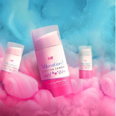 Жидкий вибратор с согревающим эффектом, сахарная вата, Cotton Candy, 15 мл