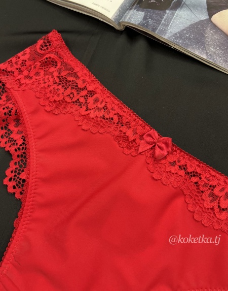 Кружевные трусики слипы