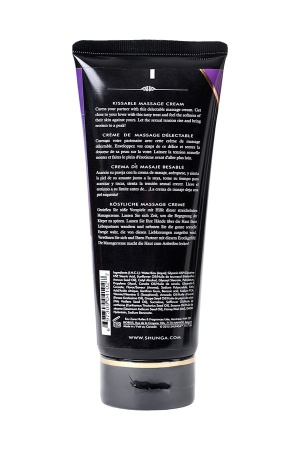 Съедобный массажный крем Shunga Exotic Fruits, экзотические фрукты, 200 мл