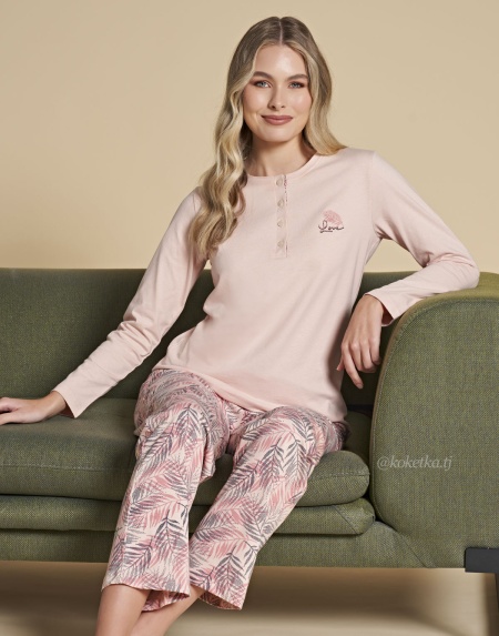 Домашний комплект с футболкой и штанами