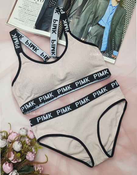 Удобный топ с трусиками под Pink