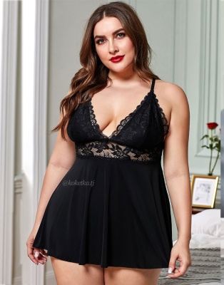 Cрочка с трусиками стринг (XL,XXL,3XL,4XL,5XL)