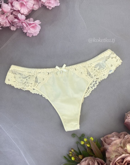 Кружевные трусики бразилиана