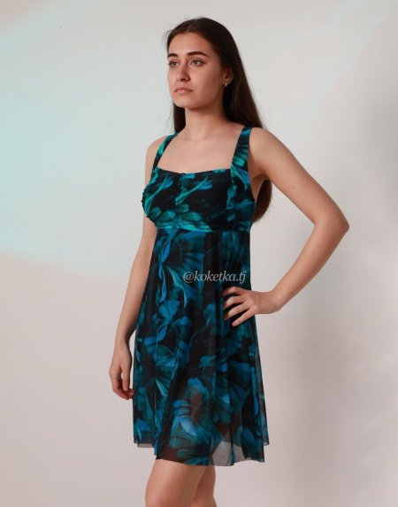 Купальник платье (низ шорты)