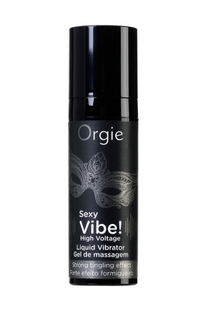 Гель для массажа ORGIE Sexy Vibe High Voltage с усиленным эффектом вибрации, 15 мл 