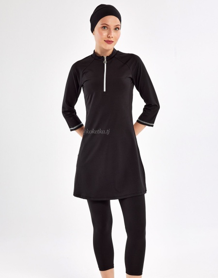 Модный купальник с короткими лосинами