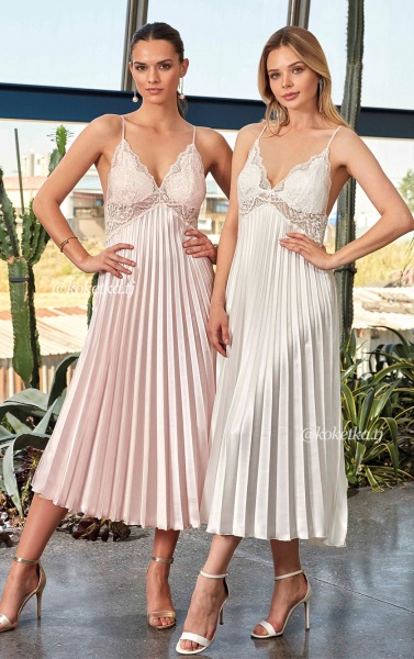 Атласная воздушная сорочка