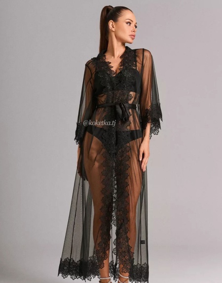 Прозрачный халат