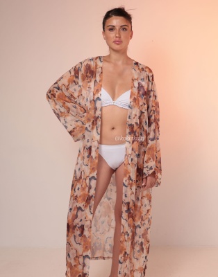 Прозрачная пляжная накидка