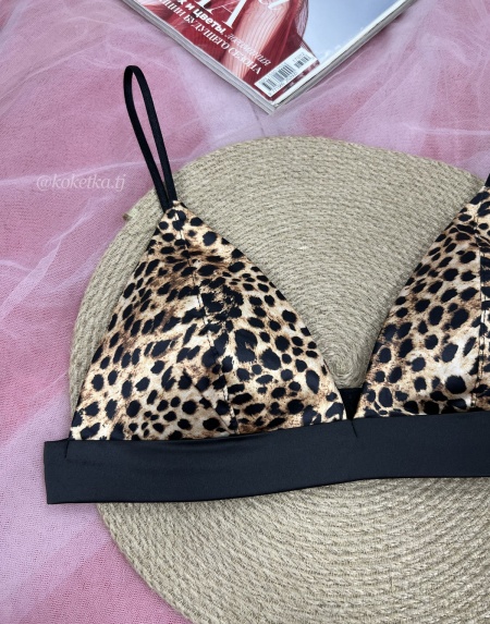 Атласный бюстгальтер (без косточек)