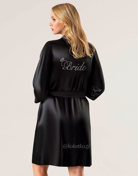 Атласный халат Bride