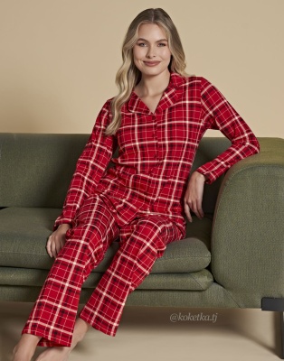 Домашний комплект с рубашкой и штанами